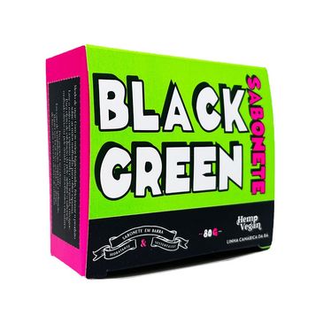 Sabonete Black Green - Hemp Vegan - 80g